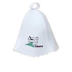 Kapelusz do kąpieli i sauny z filcu Banya KD004903