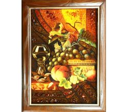 Картина з бурштину Натюрморт