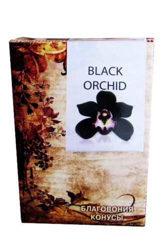 INCENSE CONES Black orchid 