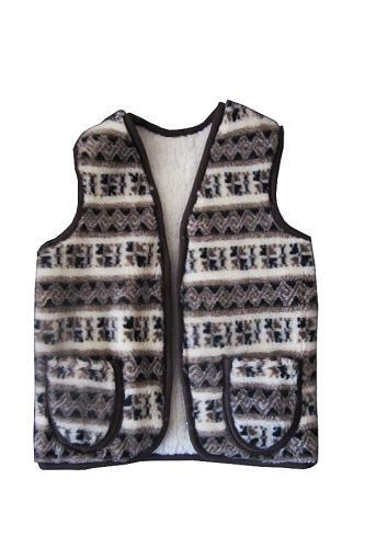 Sheepskin vest №48 (without a fur trim)