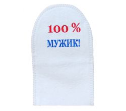 Рукавиця для лазні, сауни 100% мужик 