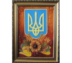 Картина з бурштину Герб 