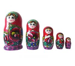 Матрьошка 5 висока Коса