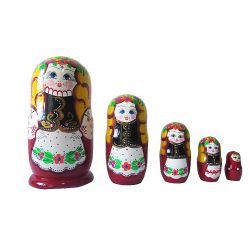 Матрьошка 5 висока Рушник 