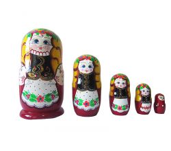 Матрьошка 5 висока Рушник 