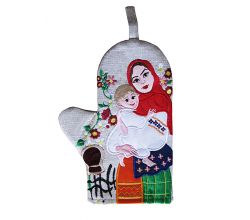 Рукавиця Мама з сином  kpb0016-1