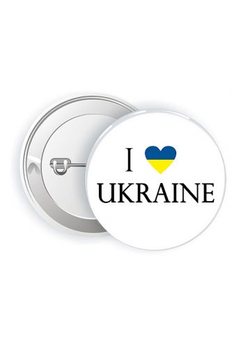 Значок Я люблю Україну