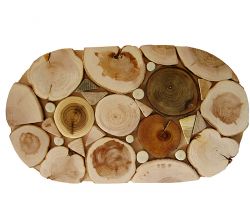 Подставка двухслойная овальная 17х30 KD02315