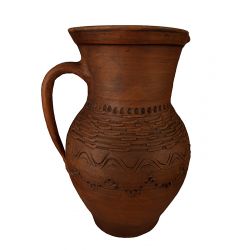 Глечик із глини для молока Хвиля