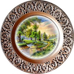 Тарілка підвісна Весняний ліс