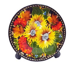 Тарілка Квіти М17 25см