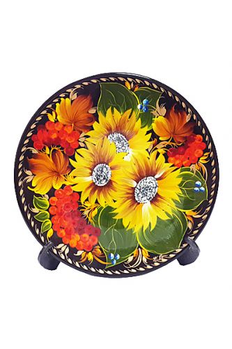 Тарілка Квіти М17 25см