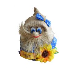 Оберег-домовой круглый с бантиком