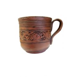 Clay Tea Cup Ethno (small) 