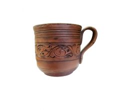 Чашка чайна глиняна Етно (менша) 