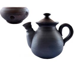 Чайник на підставці малий простий 