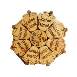 Підставка під гаряче мала Чай-кава