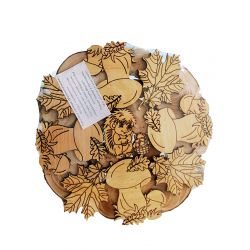 Подставка под горячее большая Грибочек