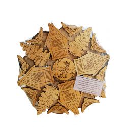 Large stand for hot Hut in a forest