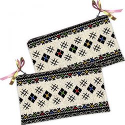 Cosmetic bag Tic Tac Toe