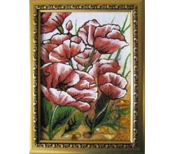 Картина з бурштину Маки