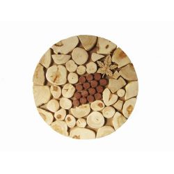 Stand two-layer circle 18cm