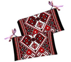 Косметичка Червоно-чорна вишиванка