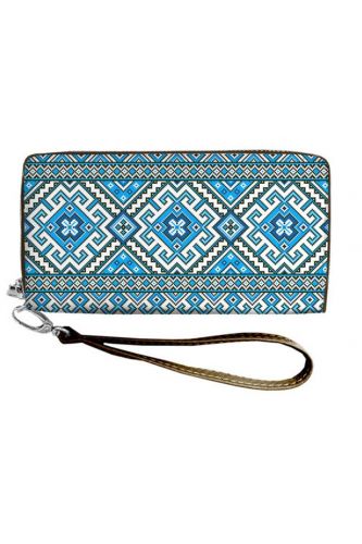 Клатч - гаманець Синій мотив 