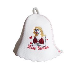 Шапка для лазні, сауни Miss Sauna 