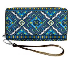 Клатч - гаманець Блакитний мотив