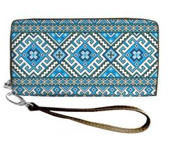 Клатч - гаманець Синій мотив 