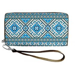 Клатч - гаманець Синій мотив 