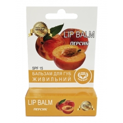 Бальзам для губ живильний Персик (Карпатська Миловарня)