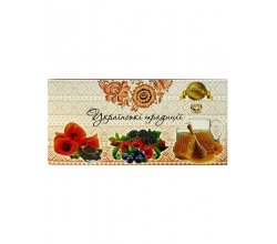 Набір мила 3 в 1 Українські традиції: Медове з молоком, маковий скраб, лісові ягоди