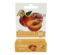 Бальзам для губ живильний Персик (Карпатська Миловарня)