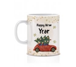 Керамічна новорічна чашка Happy New Year 280 мл
