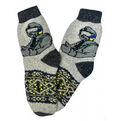 Носки шерстяные патриотические мужские Защитник