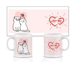 Керамічна чашка Love you 330 мл 16-love