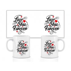 Керамічна чашка Love you forever №1 330 мл