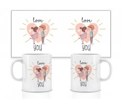 Керамічна чашка Love you 330 мл 71-love