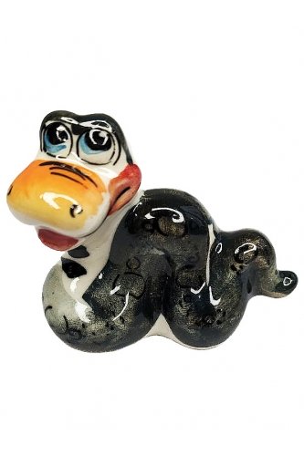 Статуетка Змія Ваня сіра