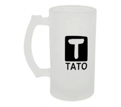 Келих для пива скляний Тато  500 мл