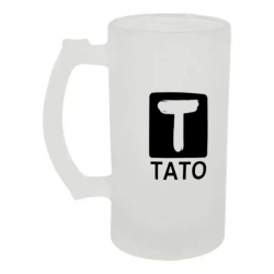 Келих для пива скляний Тато  500 мл
