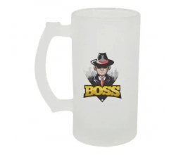 Келих для пива скляний Boss №2 500 мл