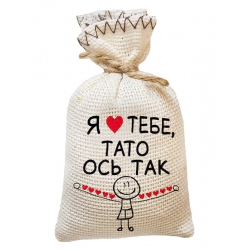Магніт мішечок Я люблю тебе тато
