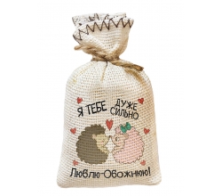 Магніт мішечок Я тебе дуже сильно люблю