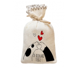 Магніт мішечок Я кохаю тебе №3