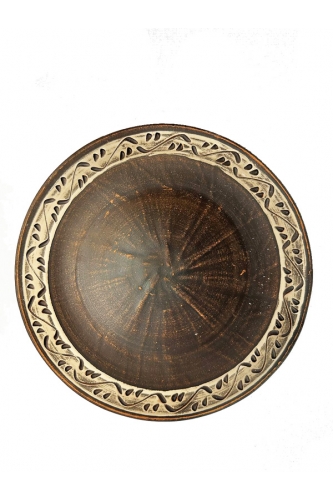 Тарілка плоска Ангоб 21 см