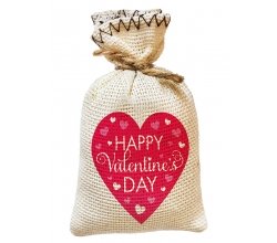 Магніт мішечок Happy Valentine's Day