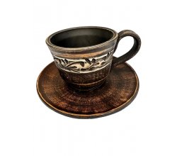 Чашка кавова+блюдце Ангоб 150 мл